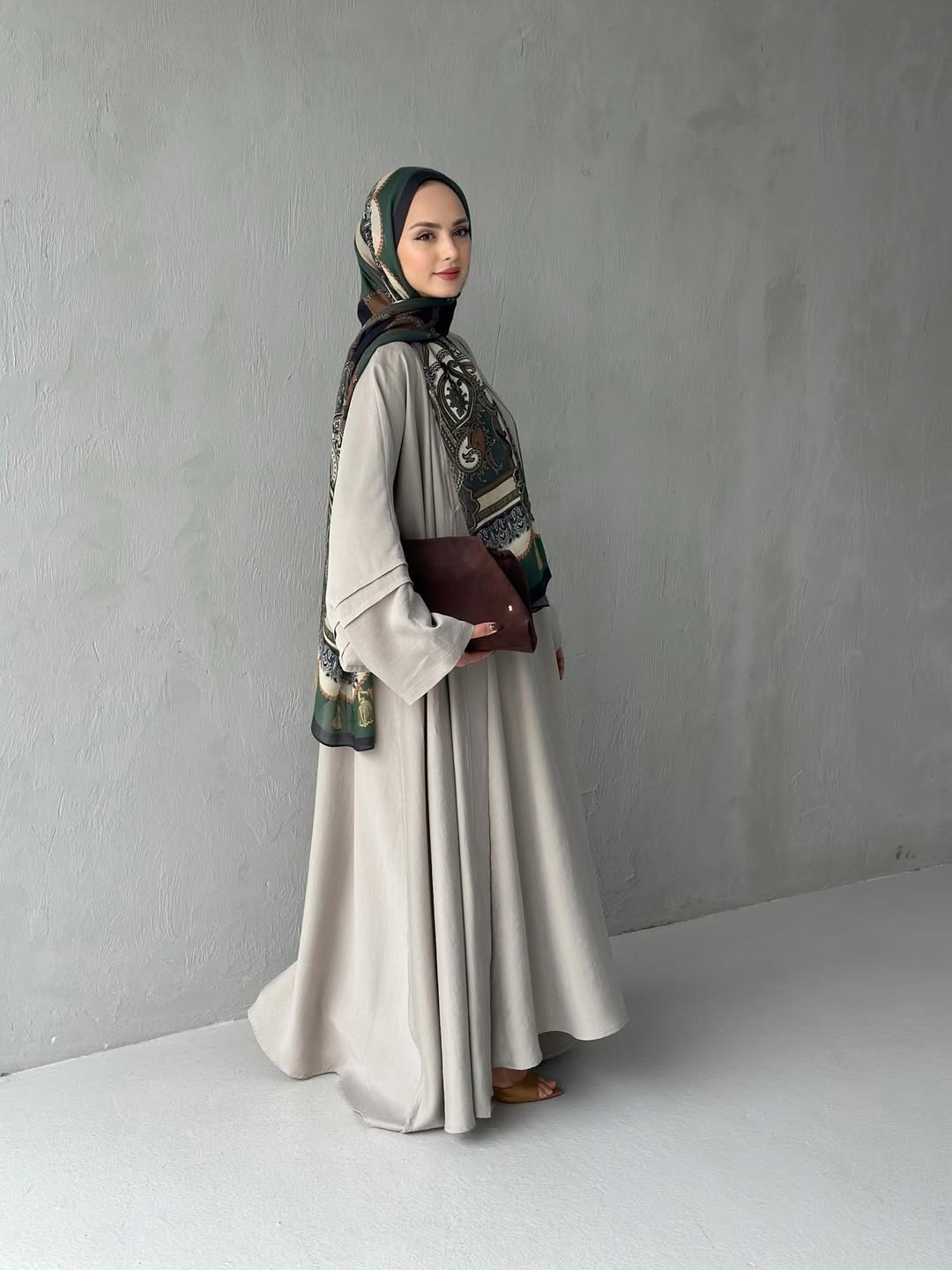 Sara Abaya Set - Beige