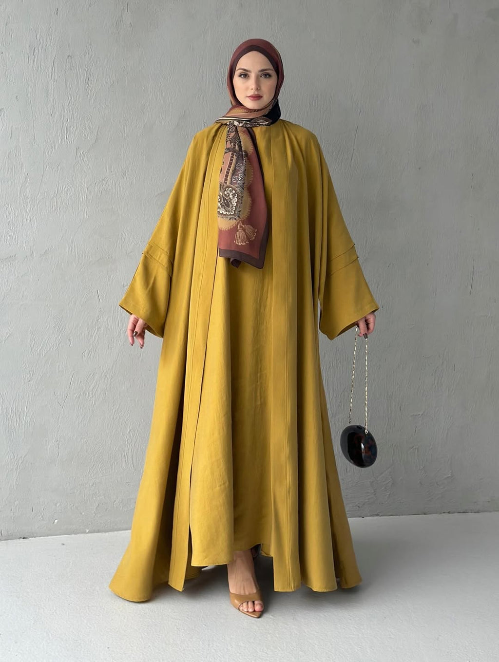 Sara Abaya Set - Moutarde