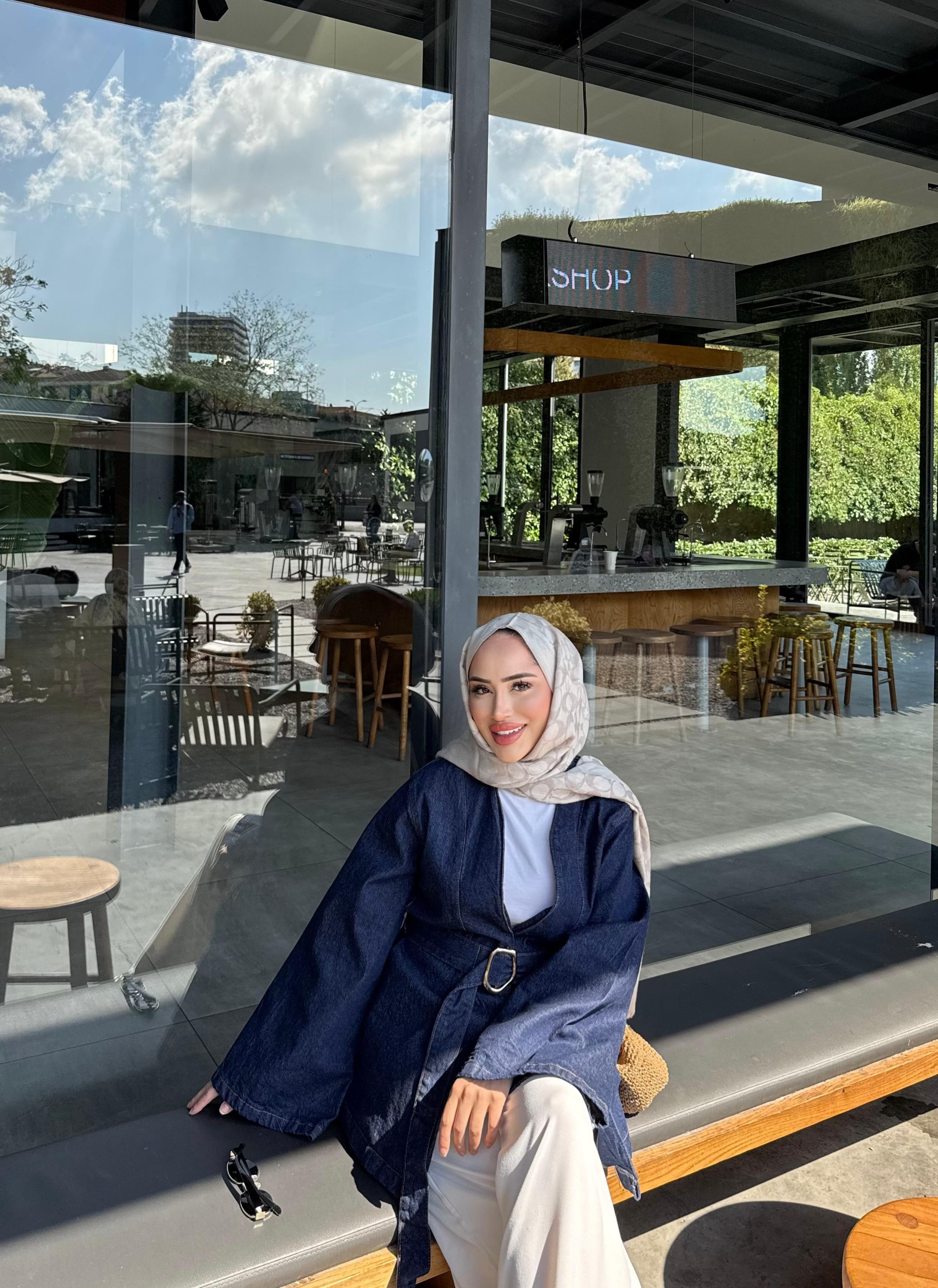 Asena Belted Denim Jacket