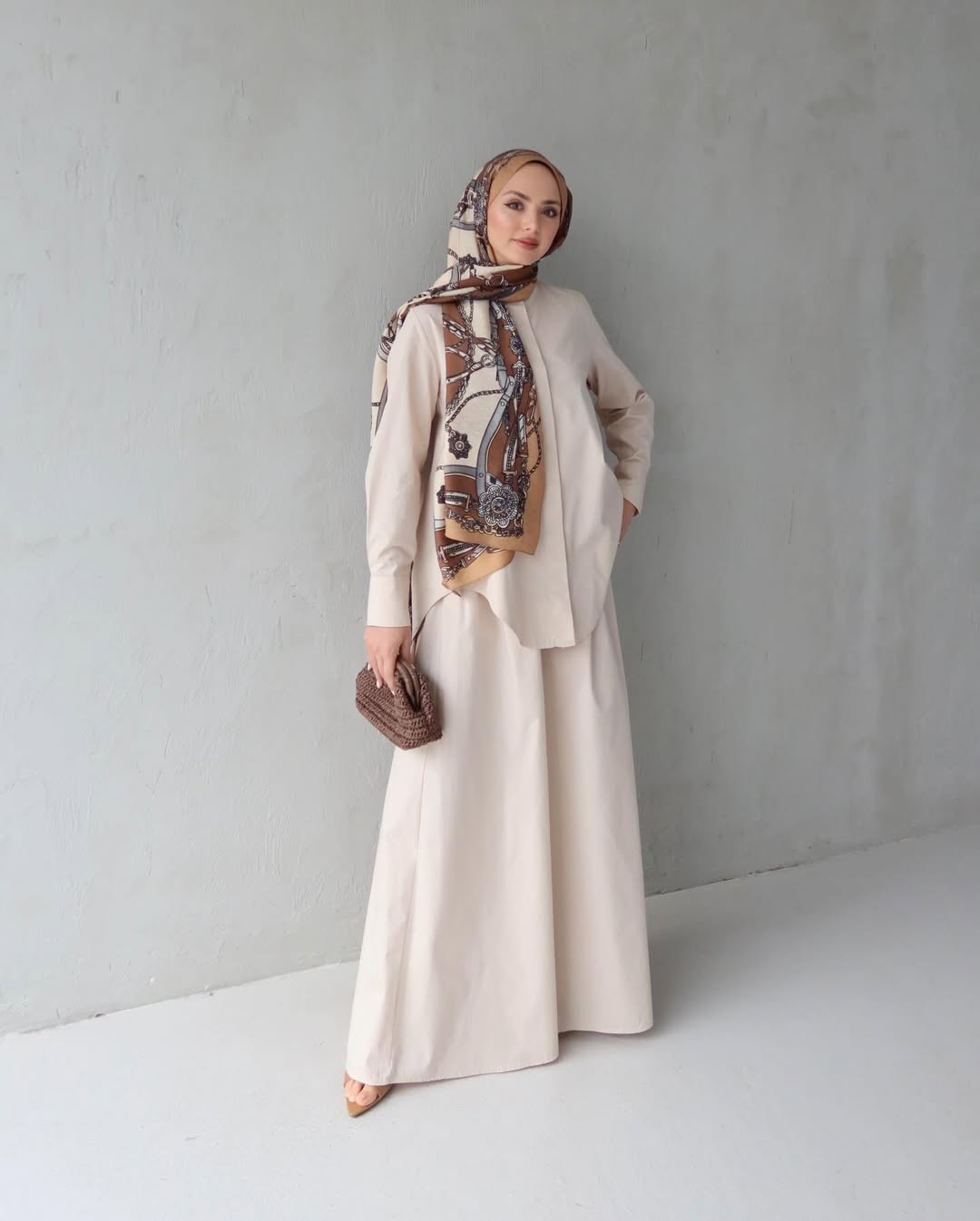 Lova Poplin Set Beige